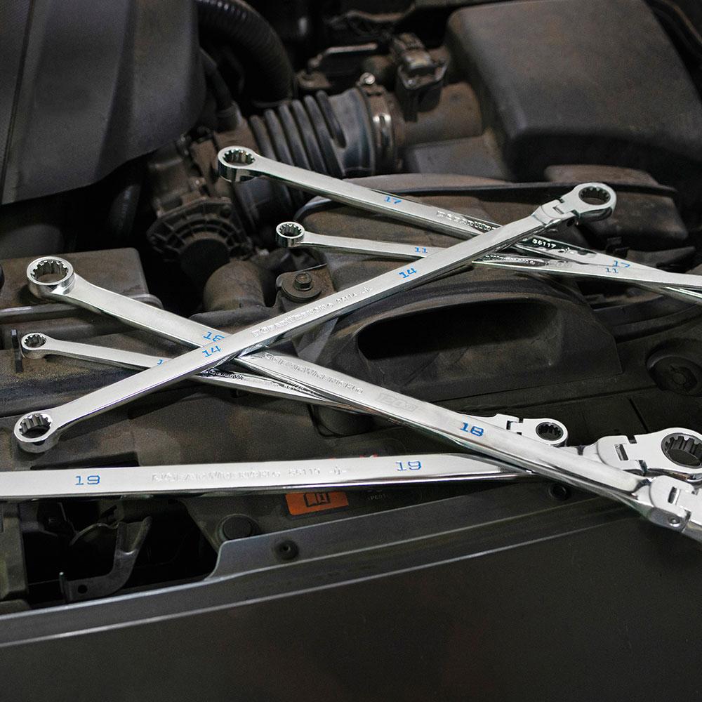 GEARWRENCH　10ピース　メトリックギアボックスフレックス　86126　120XP　中古品 GearWrench® 86126 - 120XP™ GearBox™ 10-piece 10 to 19 mm Spline