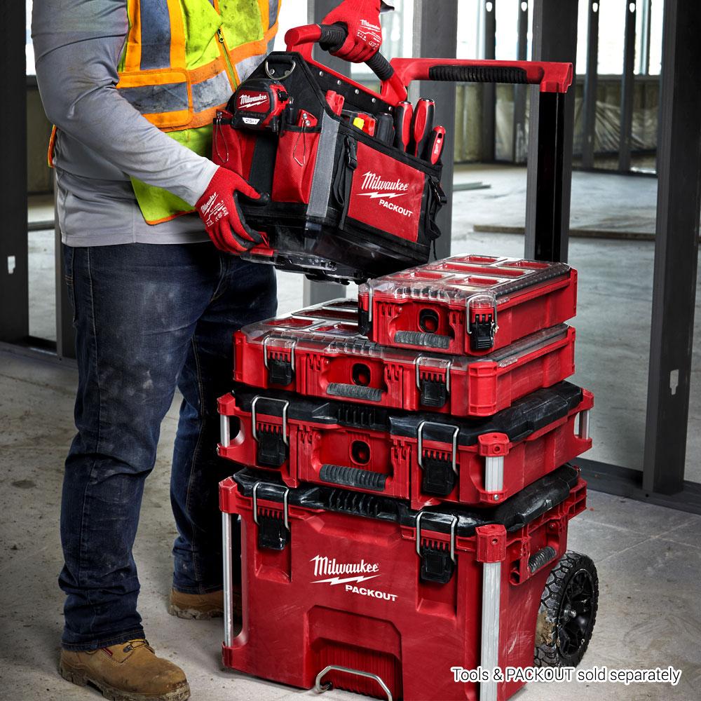 Packout-Einsatz Für Milwaukee M18 Gen 3 & Gen 4 Bohrer – Kompatibel Mit 48228435 Compact Organizer (PETG, Schwarz)