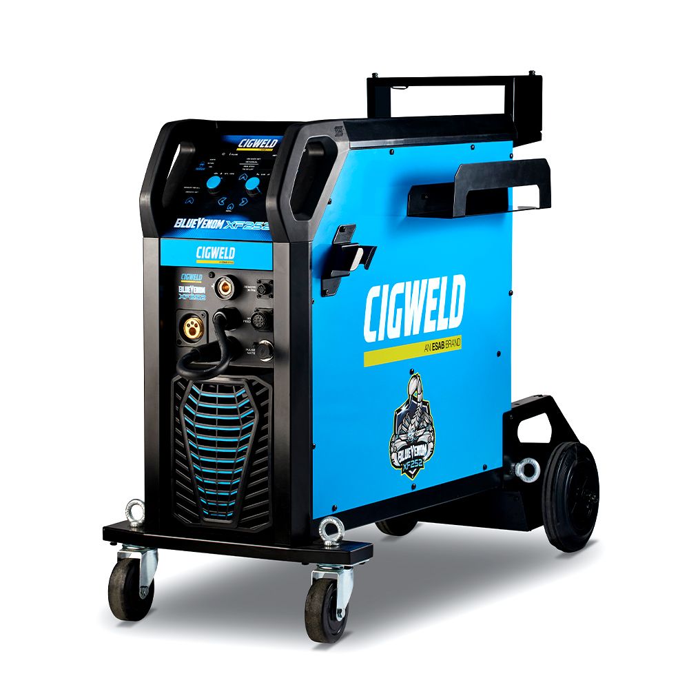 【J29302】Fab Groove / Atlantic Blue Cigweld XF252 (W1400252) 240V Blue Venom Multi Process Welding