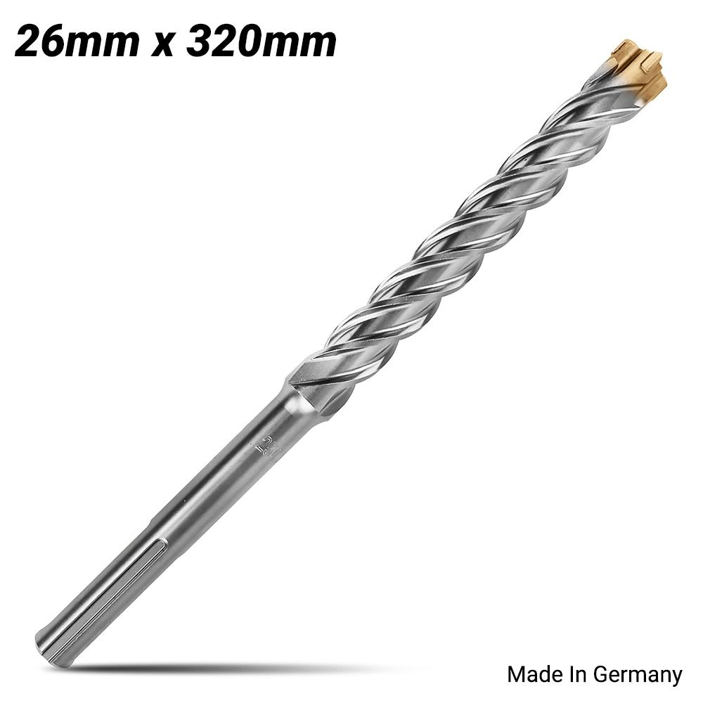 Xtorque X26320M Platinum SDS MAX 26mm x 320mm Platinum 4 Cutter Drill Bit MADE IN GERMANY