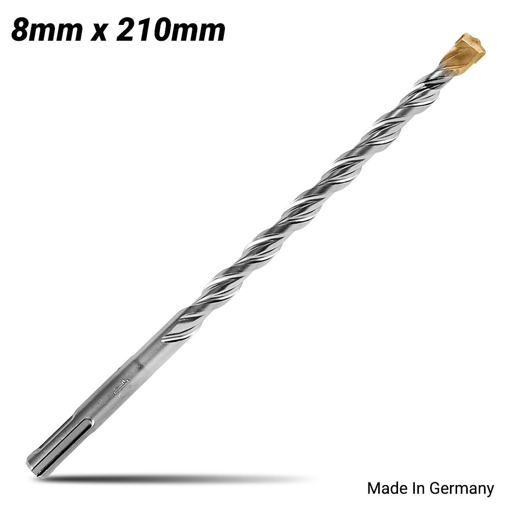 Xtorque X8210 Platinum SDS PLUS 8mm x 210mm Platinum 2 Cutter Drill Bit MADE IN GERMANY