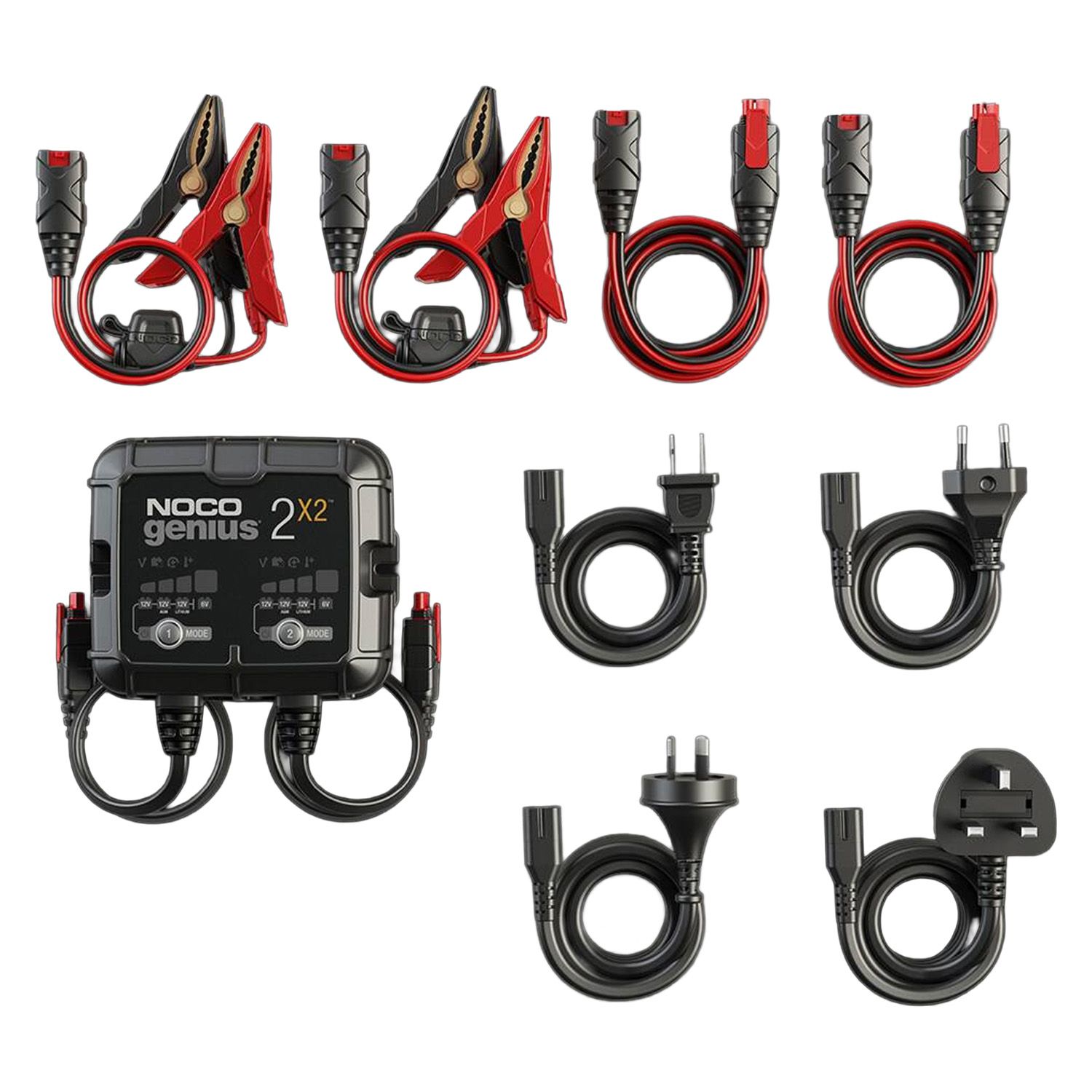 NOCO GENIUS2X2 6V/12V 4A 2-Bank Battery Charger