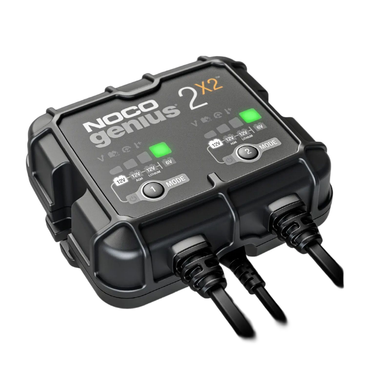 NOCO GENIUS2X2 6V/12V 4A 2-Bank Battery Charger