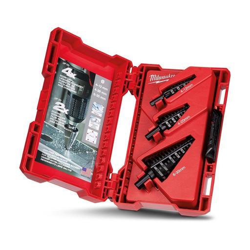 Milwaukee 48899399 3pce Metric Step Drill Bit Set