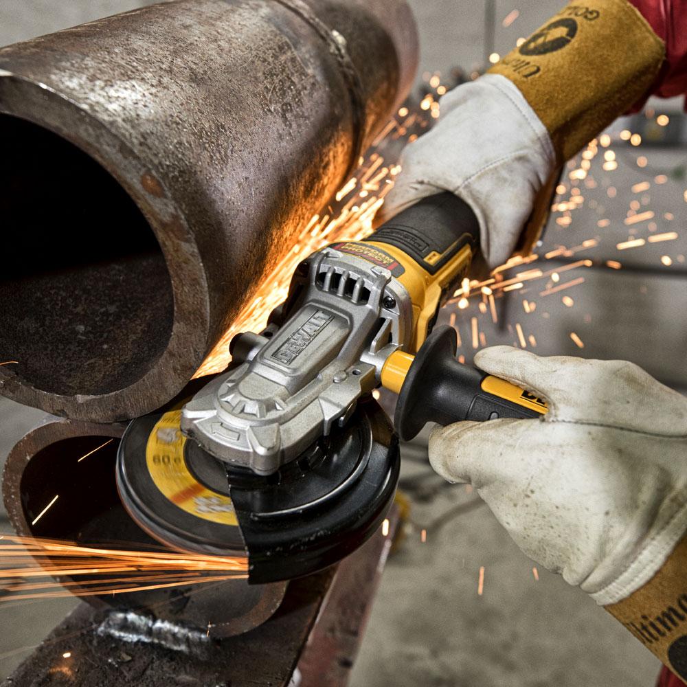 DeWalt DCG405FN XJ 18V XR Li ion Cordless Brushless 125mm 5 Flat Head Angle Grinder Skin Only