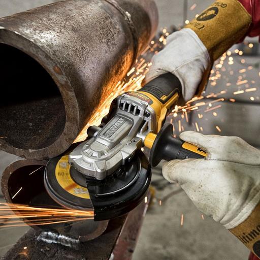 DeWalt DCG405FN XJ 18V XR Li ion Cordless Brushless 125mm 5 Flat Head Angle Grinder Skin Only