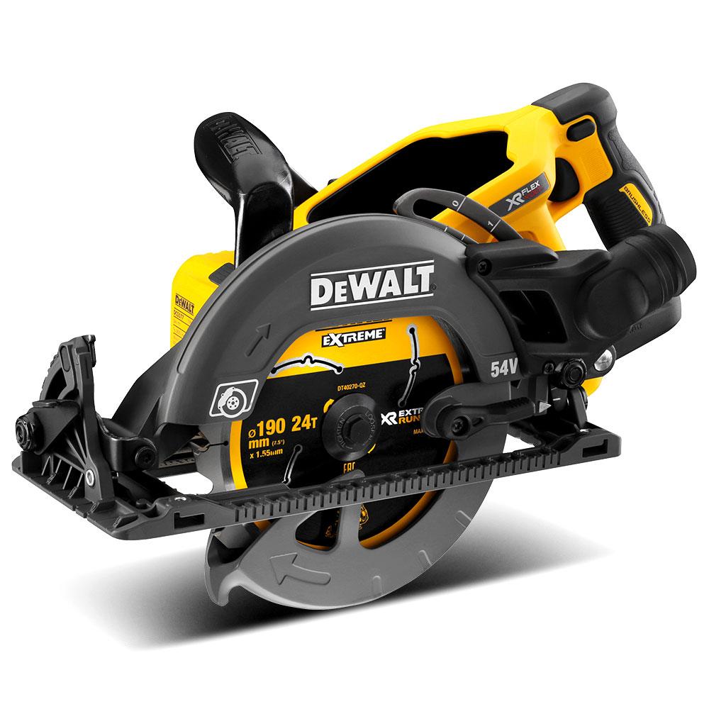 DeWalt DCS577N XJ 54V XR Li Ion Cordless FlexVolt 190mm 7 1 2 Circular Saw Skin Only