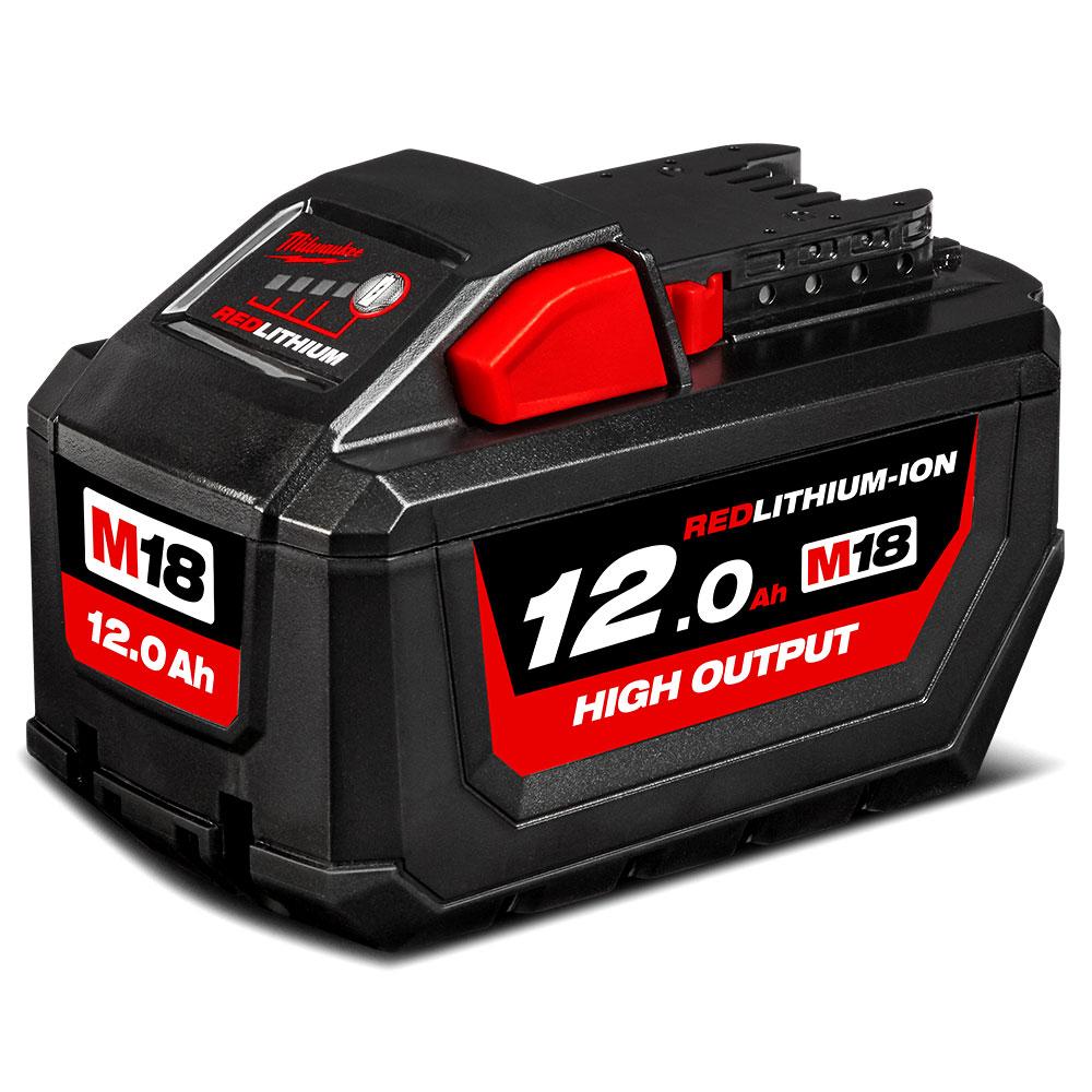Milwaukee M18HB12 18V 12.0Ah Li ion Cordless RED LITHIUM High Output Battery
