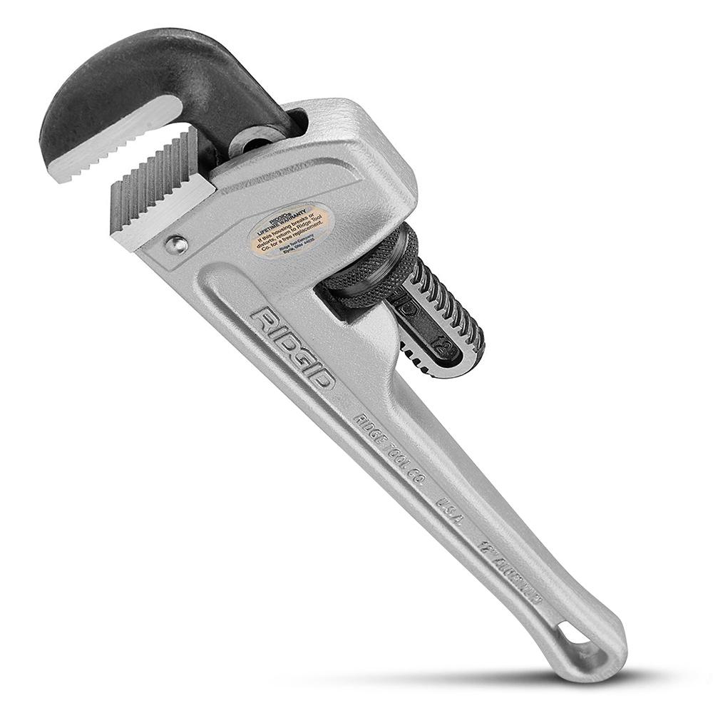 Ridgid 812 47057 300mm 12 Aluminium Straight Pipe Wrench