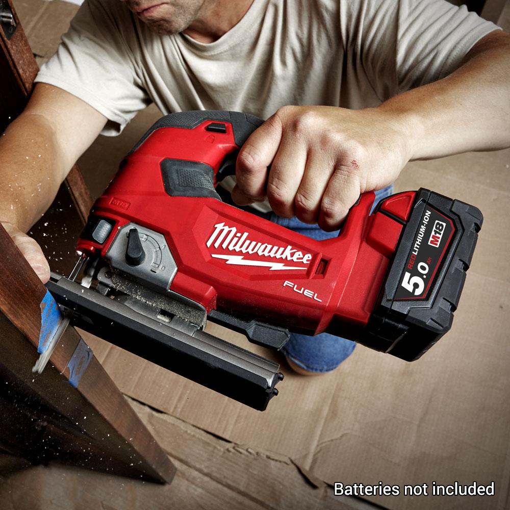 Milwaukee M18FJS 0 18V Li ion Cordless Fuel D Handle Jigsaw Skin Only