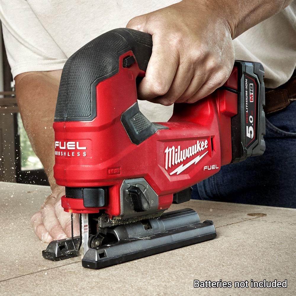 Milwaukee M18FJS 0 18V Li ion Cordless Fuel D Handle Jigsaw Skin Only