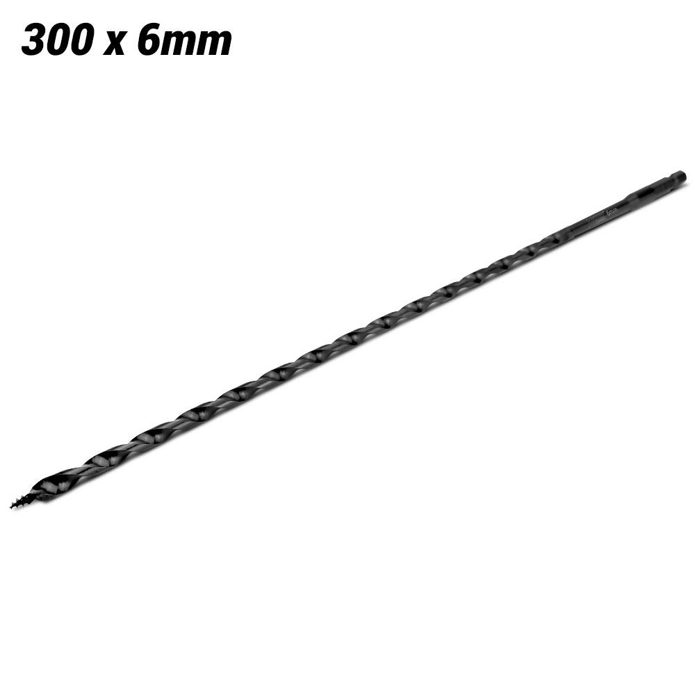 Punta Trapano HSS Extra Lunga 350mm - Diametro 12mm, Per Legno E Metallo
