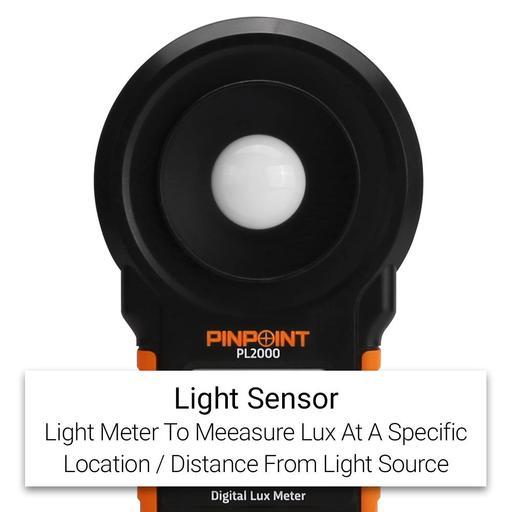 Pinpoint PL2000 2000 Counts Digital Multifunction Lux Meter