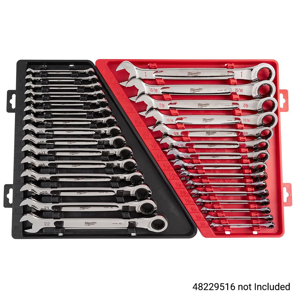 Milwaukee 48229416 15pce SAE Imperial Ratcheting Combination Wrench Set