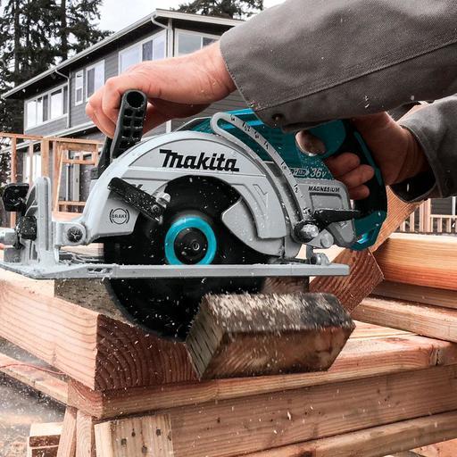 Makita DRS780Z 36V 18V x 2 Li ion Cordless Brushless 185mm 7 Rear Handle Circular Saw Skin Only