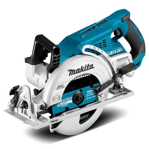 Makita DRS780Z 36V 18V x 2 Li ion Cordless Brushless 185mm 7 Rear Handle Circular Saw Skin Only