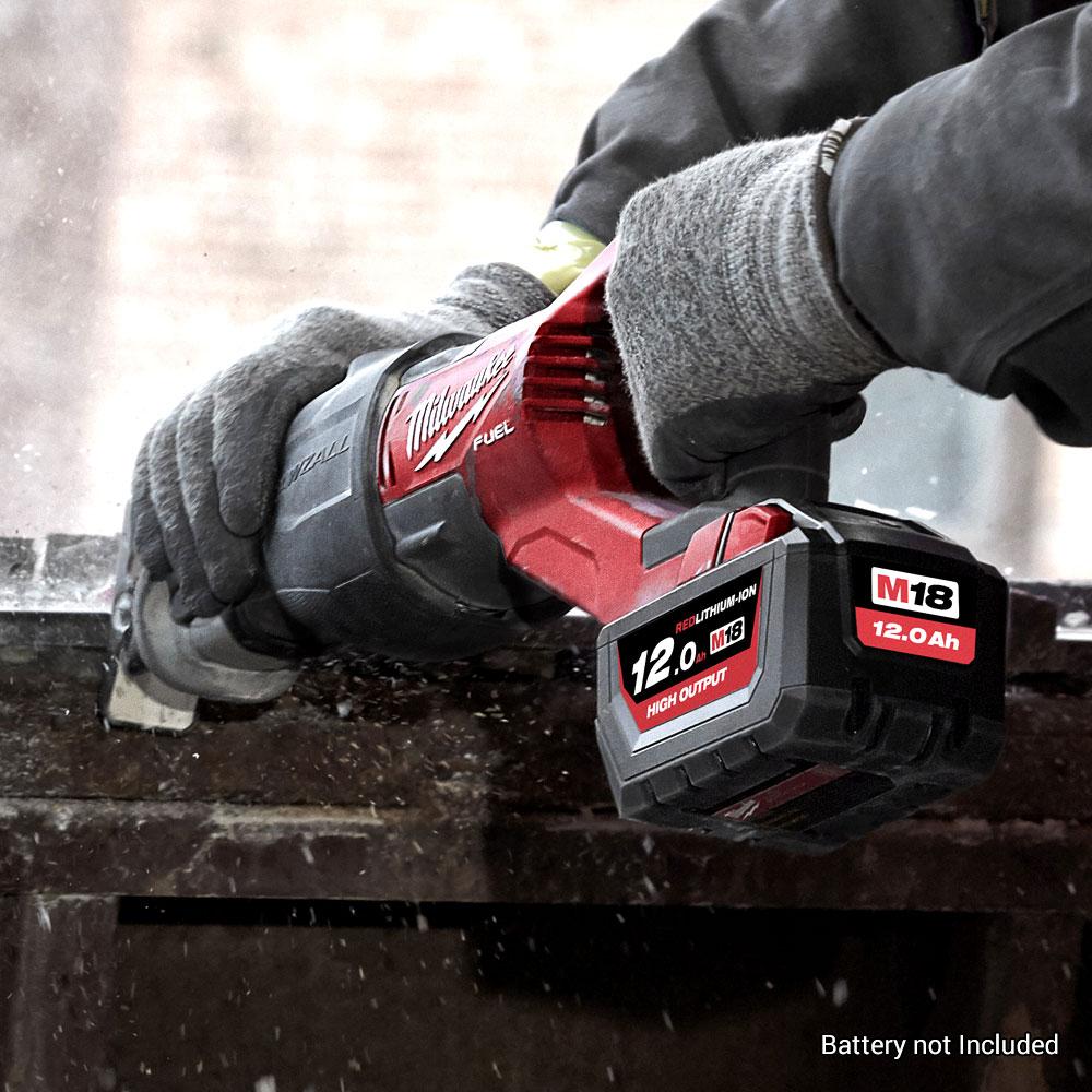 Milwaukee M18FSX 0 18V Li ion Cordless Fuel Super Sawzall Reciprocating Saw Skin Only