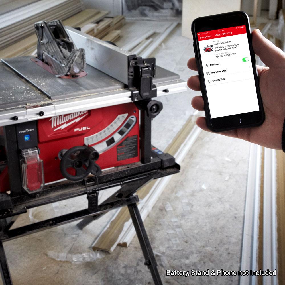Milwaukee M18FTS210 0 18V Li ion Cordless Fuel ONE KEY 210mm 8 1 4 Table Saw Skin Only