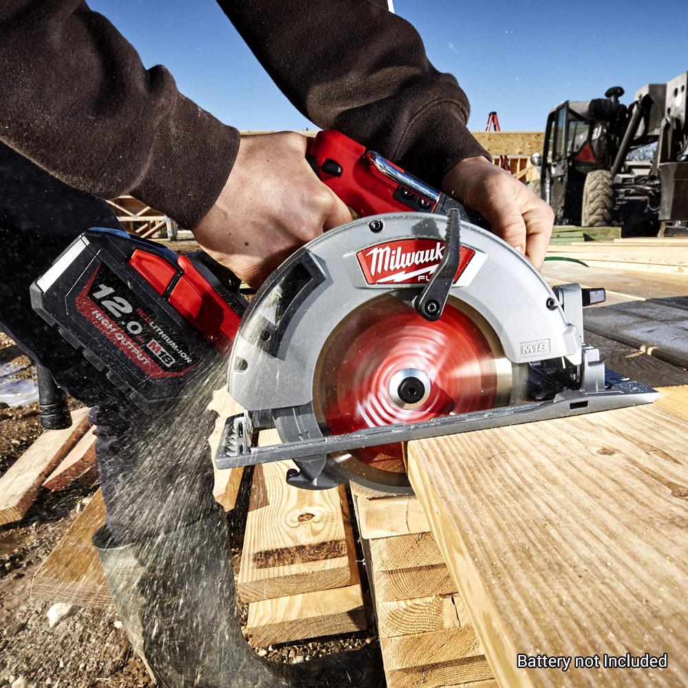 Milwaukee M18FCS66 0 18V Li ion Cordless Fuel 184mm 7 Circular Saw Skin Only