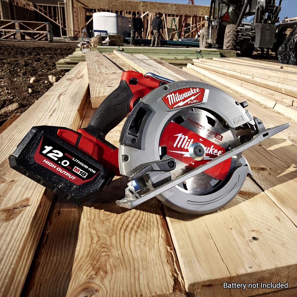 Milwaukee 184mm circular saw clearance