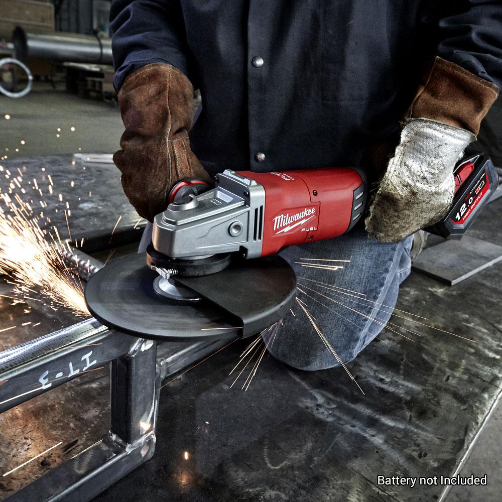 Milwaukee M18FLAG230XPDB 0 18V Li ion Cordless Fuel 180mm 230mm 7 9 Angle Grinder Skin Only