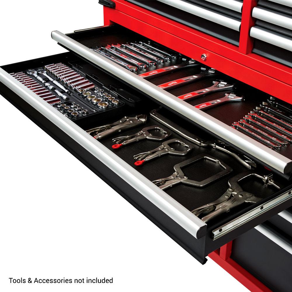 Milwaukee 48228544 1168mm 46 10 Drawer Steel Storage High Capacity Tool Cabinet Trolley