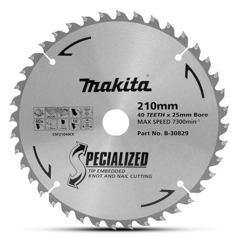 Makita 210mm circular saw blade on sale