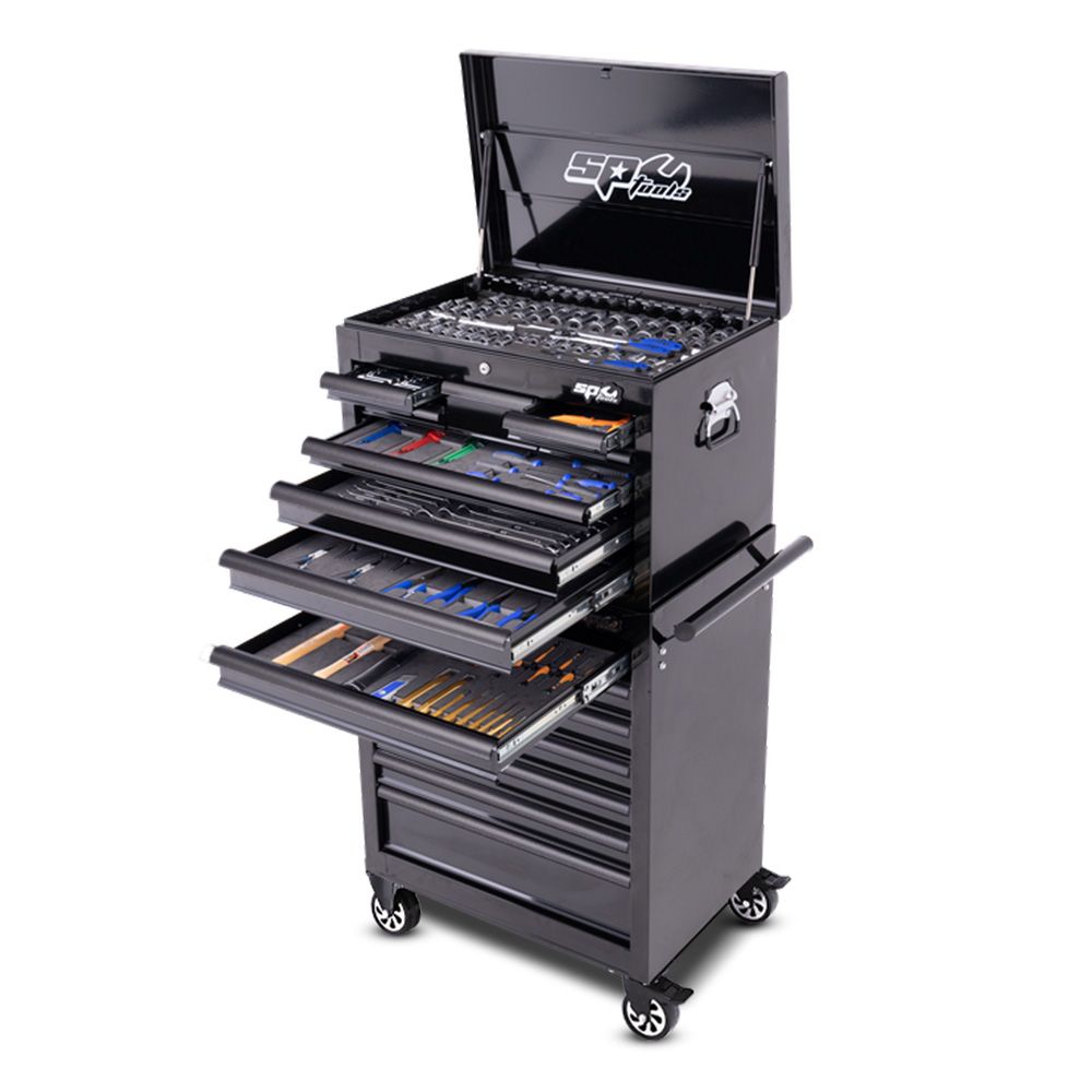 SP Tools SP50105BK 303pce Metric/SAE Tool Kit In 15 Drawer Custom