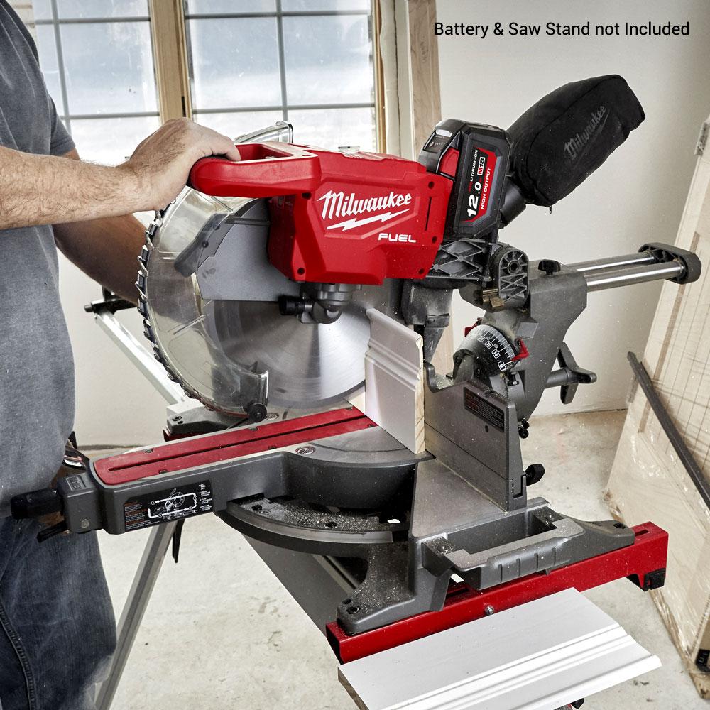 Milwaukee fuel compound miter saw top