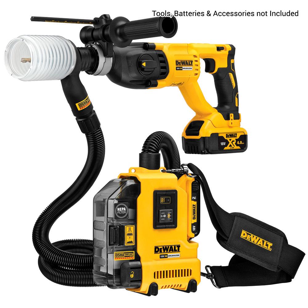 DeWalt DWH161N XJ 18V XR Li ion Cordless Brushless Universal Dust Extractor Skin Only