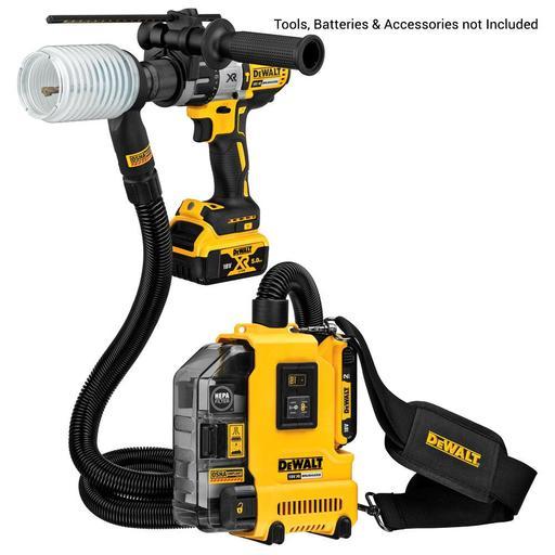 DeWalt DWH161D1 XE 18V 2.0Ah XR Li ion Cordless Brushless Universal Dust Extractor Combo Kit