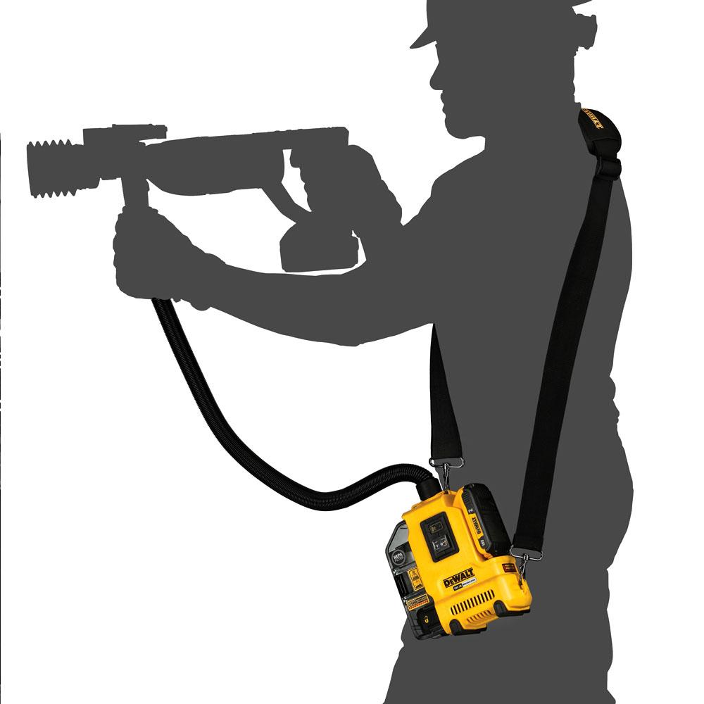 DeWalt DWH161D1 XE 18V 2.0Ah XR Li ion Cordless Brushless Universal Dust Extractor Combo Kit