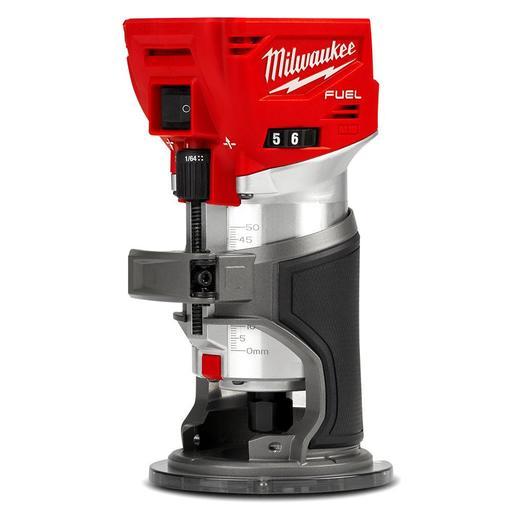 Milwaukee M18FTR 0 18V Li ion Cordless Fuel Laminate Trimmer Skin Only