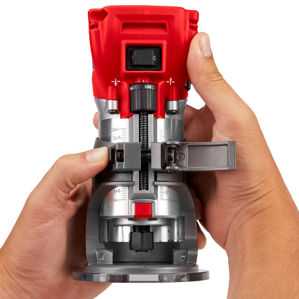 Milwaukee M18FTR 0 18V Li ion Cordless Fuel Laminate Trimmer Skin Only
