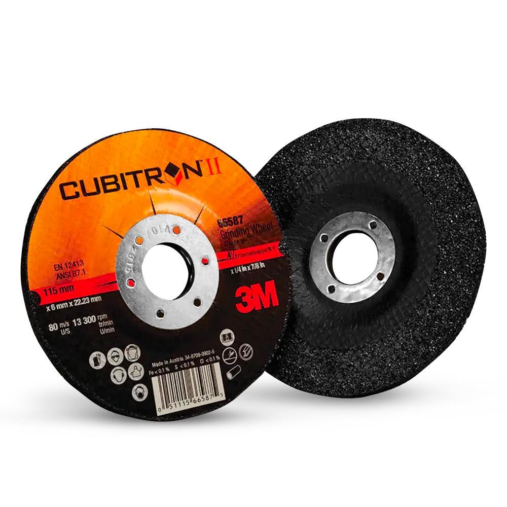 3M XC991187995 125mm x 6mm x 22mm Cubitron II 36 Grit Depressed Centre  Grinding Wheel