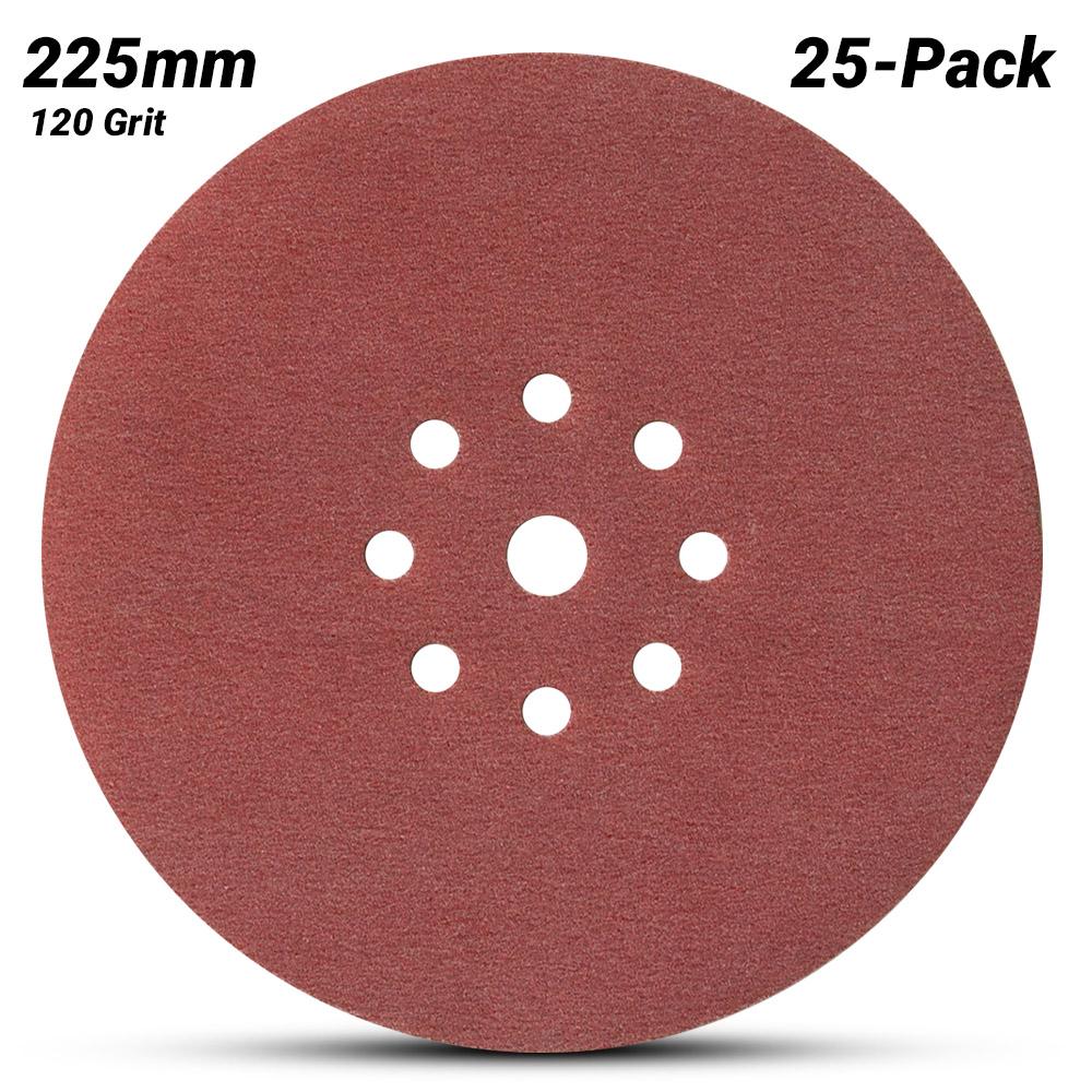 Makita B 68404 25 Pack 225mm 8 3 4 120 Grit Drywall Sanding Disc