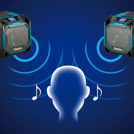 Makita DMR203 18V 12V Max Li ion Cordless Portable Bluetooth Speaker Skin Only