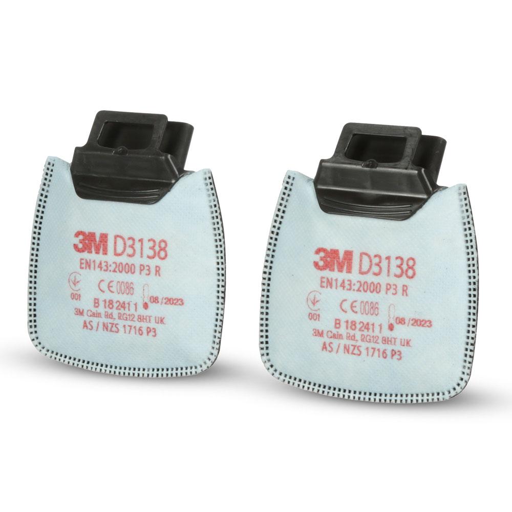 3M 70071731288 Secure Click Particle Filter P3 Pair D3138