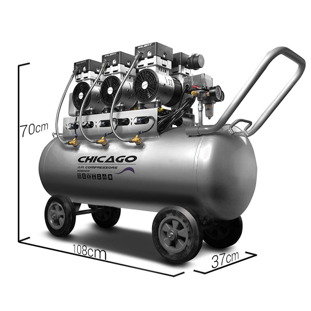 【保存版】 HUSH100 Air Chicago Silenced Compressor Air 100L リール