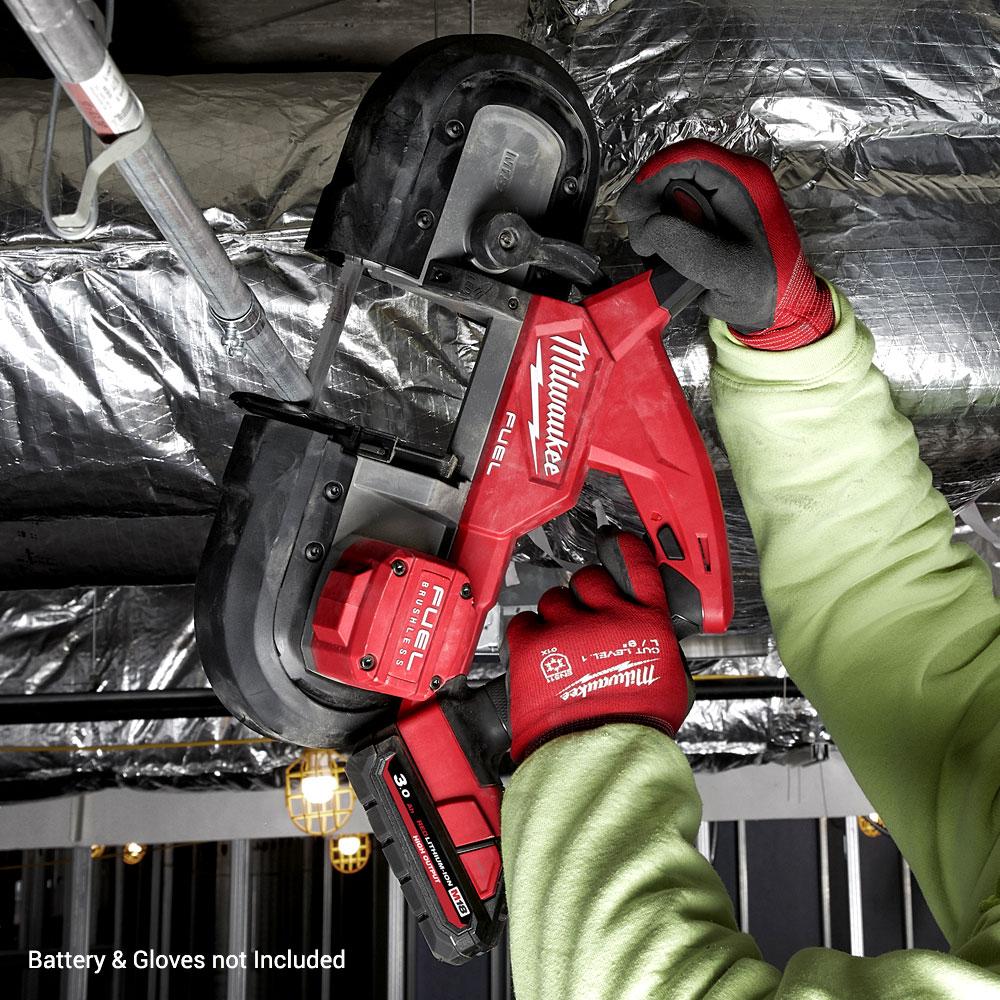 Milwaukee M18FBS85 0 18V Li ion Cordless Fuel Compact Band Saw Skin Only
