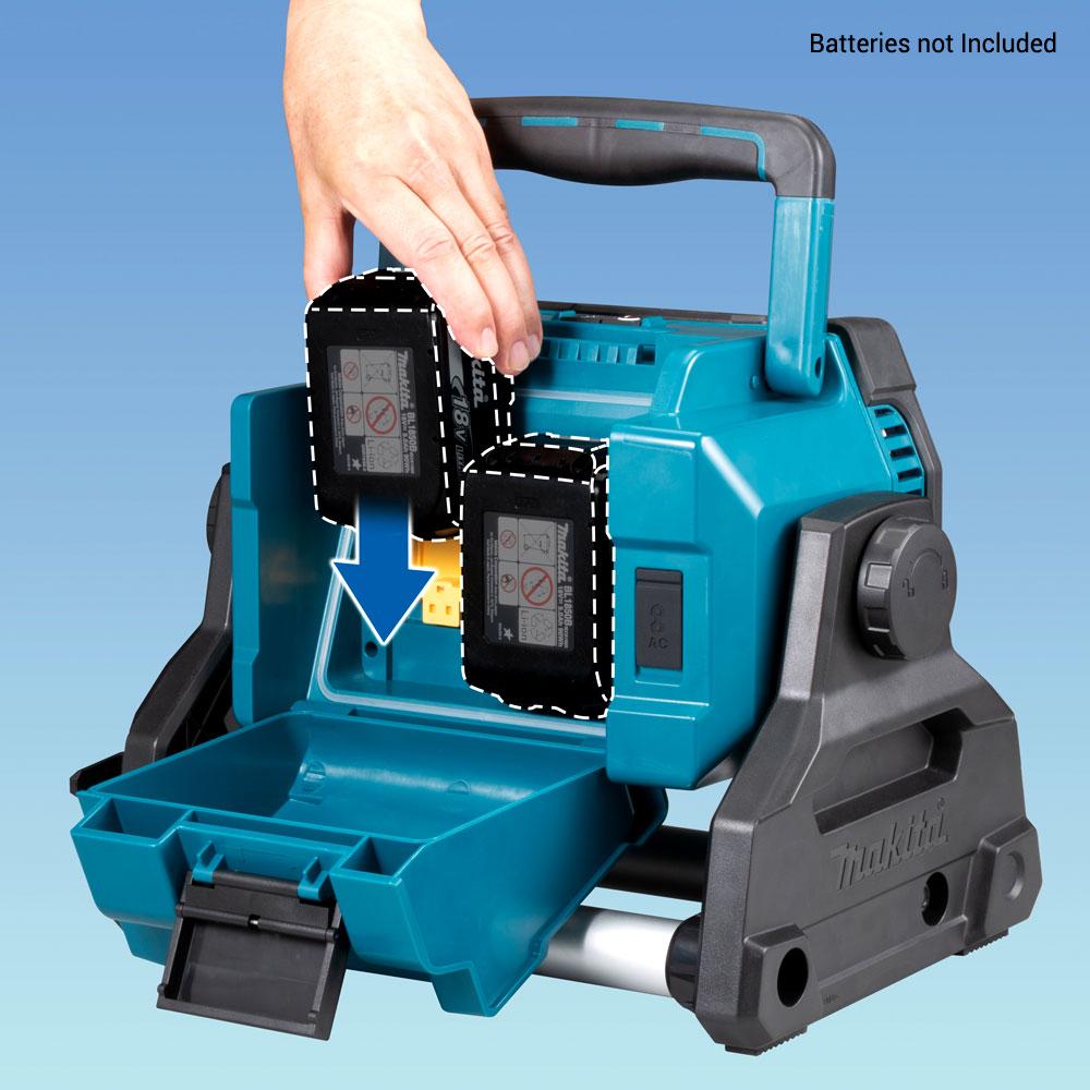 Makita DML809 18V Li ion Cordless High Brightness LED Work Light Skin Only
