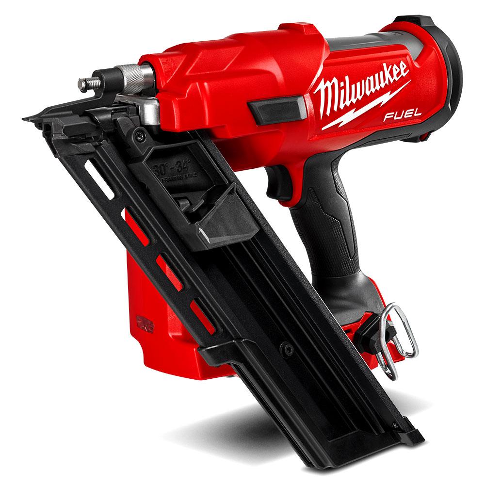 Milwaukee M18FFN 0C 18V Li ion Cordless Fuel 30 34 Framing Nailer Skin Only