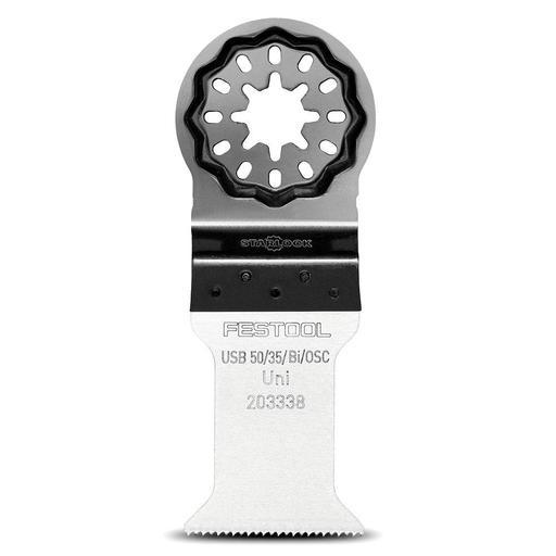 Festool USB 50 35 Bi OSC 5 203338 5 Pack 50x35mm Starlock Bi Metal Universal Multi Tool Blade