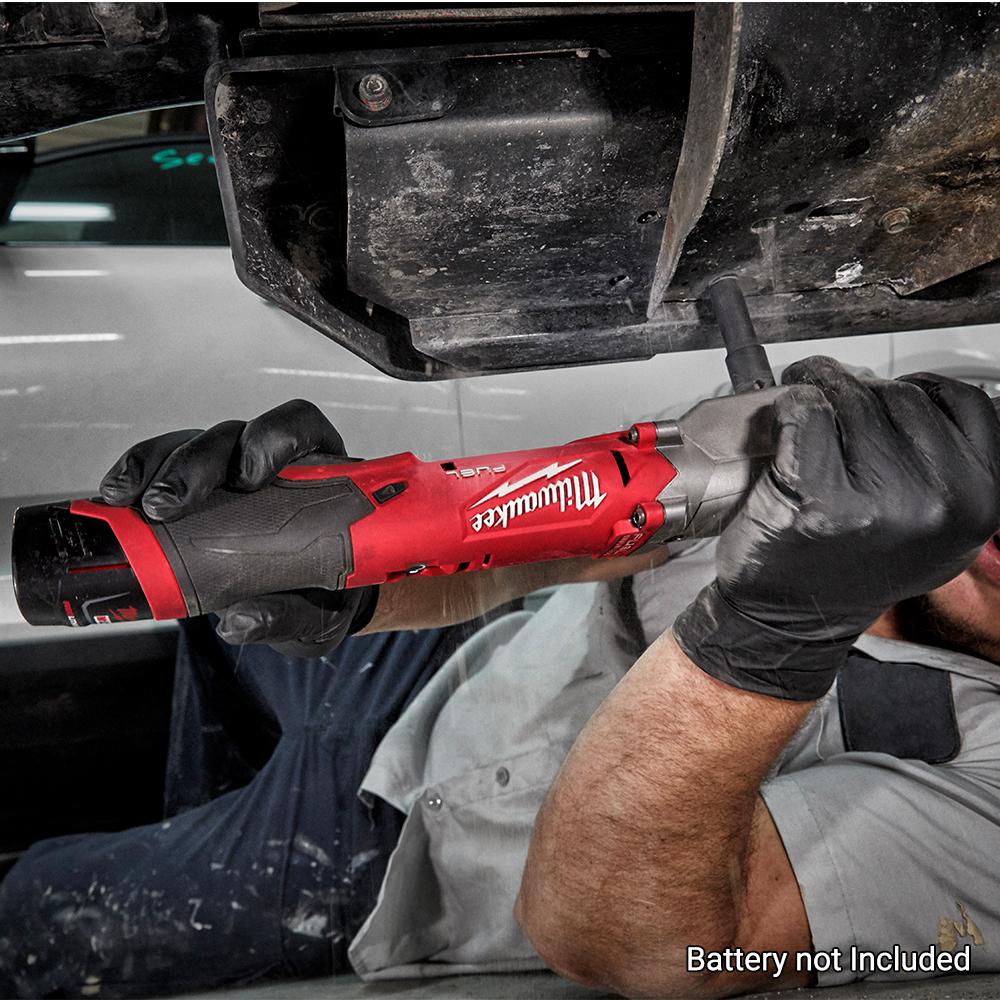 Milwaukee M12FRAIWF12 0 12V Li Ion Cordless 1 2 Right Angle Impact Wrench with Friction Ring Skin Only