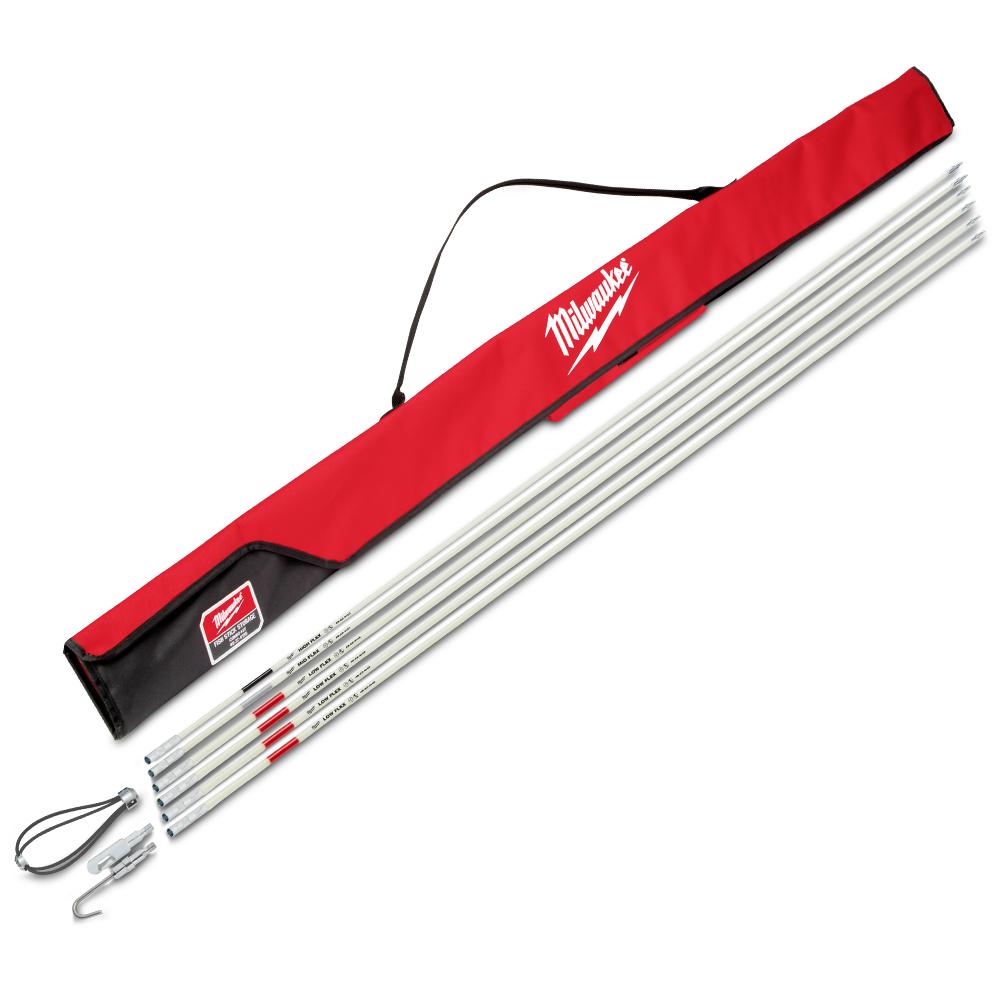 Milwaukee 48224155 9m 30ft Fish Stick Cable Rod Feeder Combo Kit