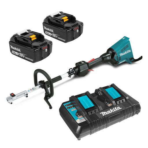 Makita DUX60PT2 36V 18V x 2 5.0Ah Li ion Cordless Brushless Multi Tool Power Head Combo Kit