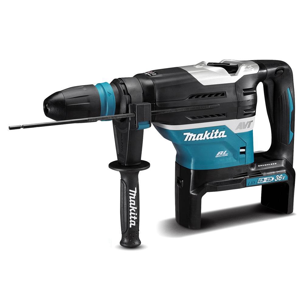 Makita DHR400ZKN 36V 18V x 2 LXT Li ion Cordless Brushless AWS 40mm SDS Max Rotary Hammer Skin Only