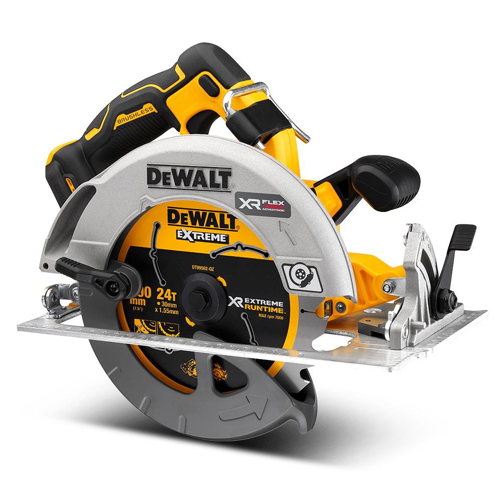 DeWalt DCS573N XE 18V FlexVolt Advantage XR Li Ion Cordless Brushless 184mm 7 Circular Saw Skin Only