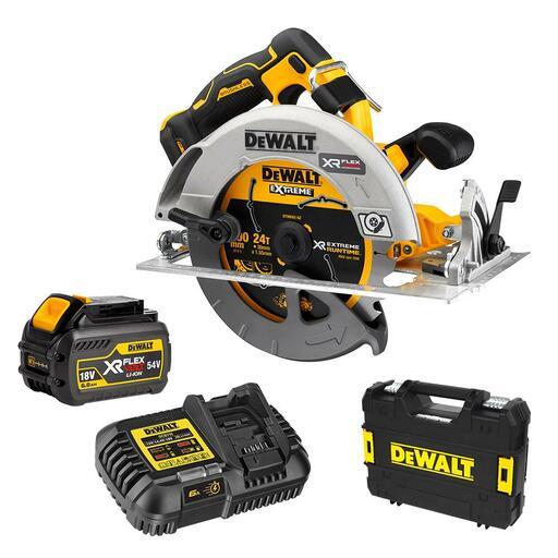DeWalt DCS573T1 XE 18V 6.0Ah FlexVolt Advantage XR Li Ion Cordless Brushless 184mm 7 Circular Saw Combo Kit
