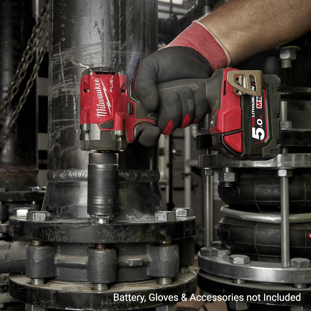 Milwaukee M18FIW2F12 0 18V Li ion Cordless Fuel 1 2 Compact Impact Wrench with Friction Ring Skin Only